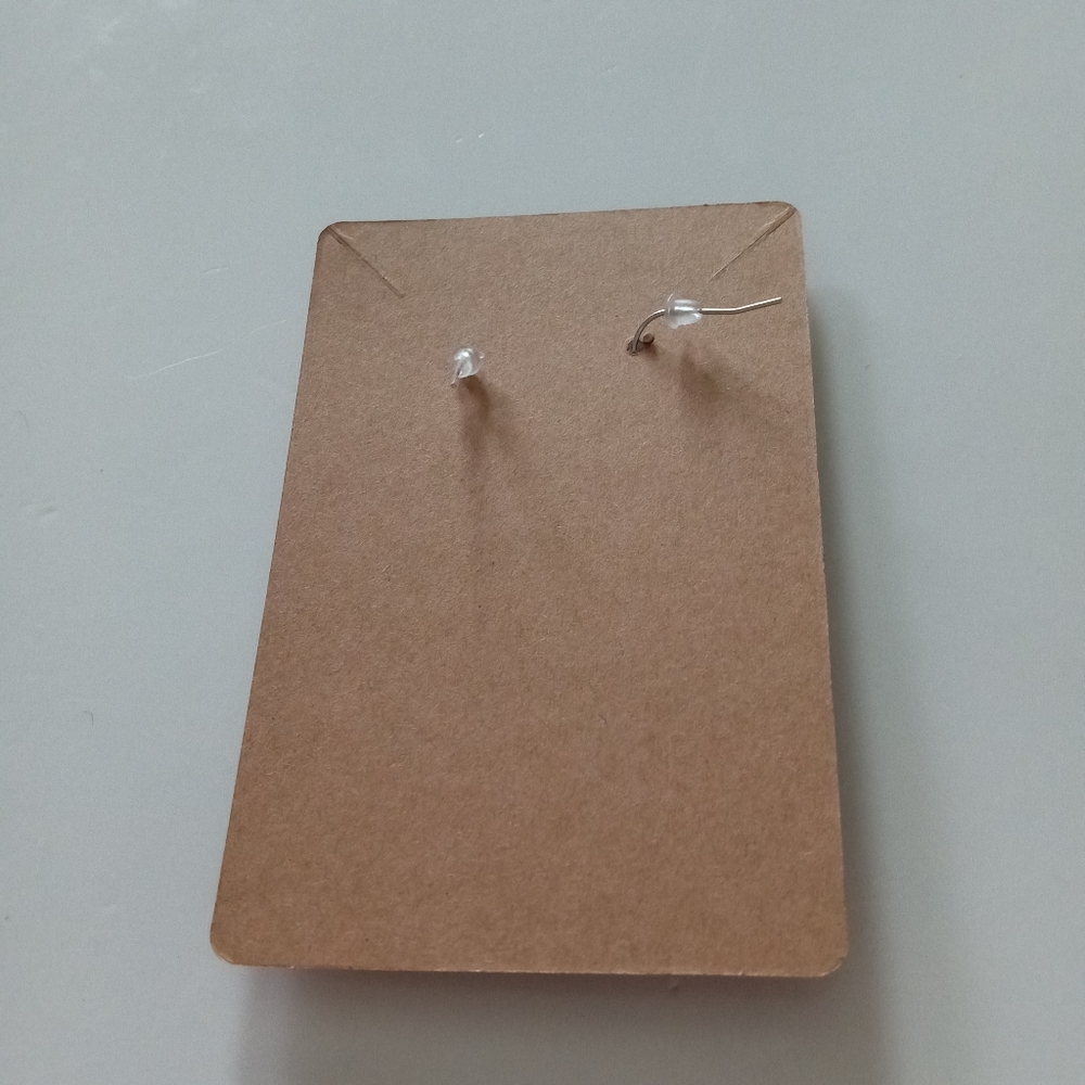 Fun Tan Pizza Slice Earrings - Picture 5 of 5